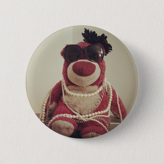 Badge Rond 5 Cm lotso de reine d'entrave (Devant)