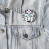 Badge Rond 5 Cm Lotus (En situation)