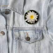 Badge Rond 5 Cm Lotus Nymphéa Flottant (En situation)