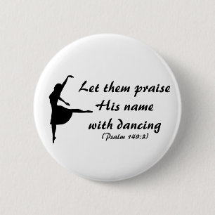 Badge Rond 5 Cm Louez-Le Avec Le Bouton Dansant