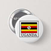 Badge Rond 5 Cm L'Ouganda (Devant & derrière)