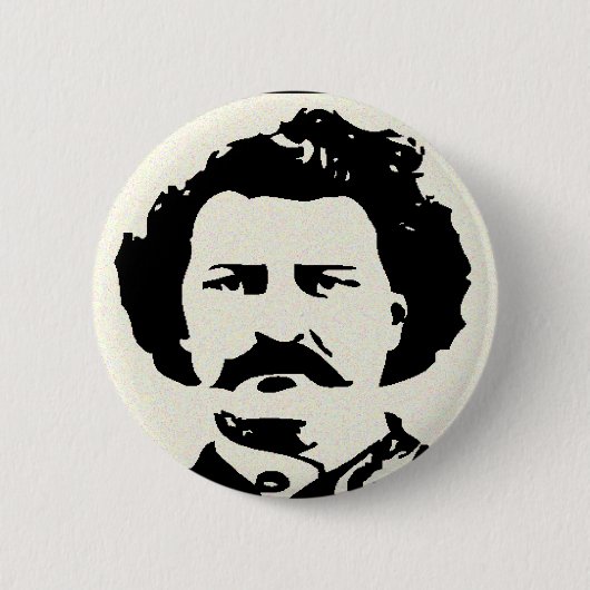 Badge Rond 5 Cm Louis Riel Button (Devant)