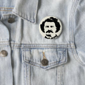 Badge Rond 5 Cm Louis Riel Button (En situation)
