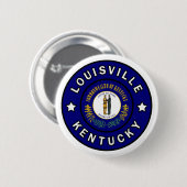 Badge Rond 5 Cm Louisville Kentucky (Devant & derrière)