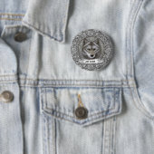 Badge Rond 5 Cm Loup (En situation)