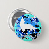 Badge Rond 5 Cm loup (Devant & derrière)