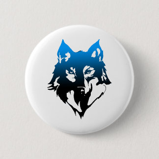 Badge Rond 5 Cm loup