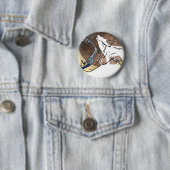 Badge Rond 5 Cm loups (En situation)