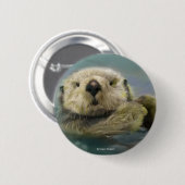 Badge Rond 5 Cm Loutre de mer (Devant & derrière)