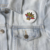 Badge Rond 5 Cm Lovable Smarty Turkey (En situation)