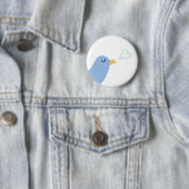 BADGE ROND 5 CM LOVE BIRD (En situation)
