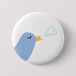 BADGE ROND 5 CM LOVE BIRD