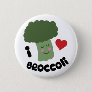 Badge Rond 5 Cm Love Broccoli