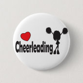 Badge Rond 5 Cm Love Cheerleader (Devant)