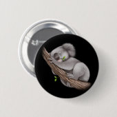 Badge Rond 5 Cm Love Koala Bears (Devant & derrière)
