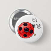 Badge Rond 5 Cm Love Ladybug (Devant & derrière)