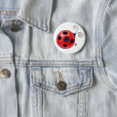 Badge Rond 5 Cm Love Ladybug (En situation)