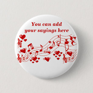 Badge Rond 5 Cm Love Notes_