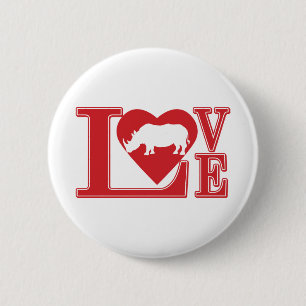 Badge Rond 5 Cm Love-Rhinos