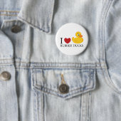 Badge Rond 5 Cm Love Rubber Ducks (En situation)