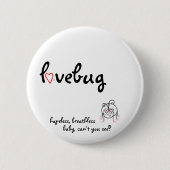 Badge Rond 5 Cm lovebug (Devant)