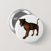 Badge Rond 5 Cm Löwe (Devant & derrière)