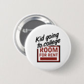 Badge Rond 5 Cm Loyer de pièce d'université (Devant & derrière)
