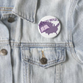 Badge Rond 5 Cm Lu à travers l'Amérique (En situation)