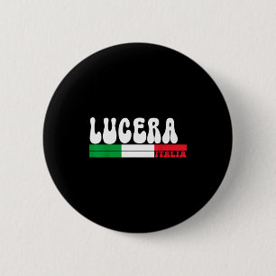 Badge Rond 5 Cm Lucera Ville Italie Drapeau Vintage Italie Pour Vo