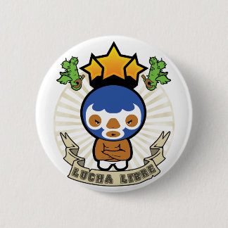 Badge Rond 5 Cm Luchadore