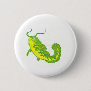 Badge Rond 5 Cm Lucky Catfish