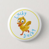 Badge Rond 5 Cm Lucky Ducky Button (Devant)