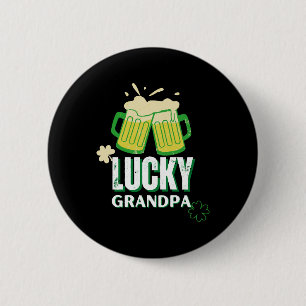 Badge Rond 5 Cm Lucky Grand-pa St Patrick s Day