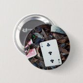 Badge Rond 5 Cm "Lucky Number 3" (Devant & derrière)