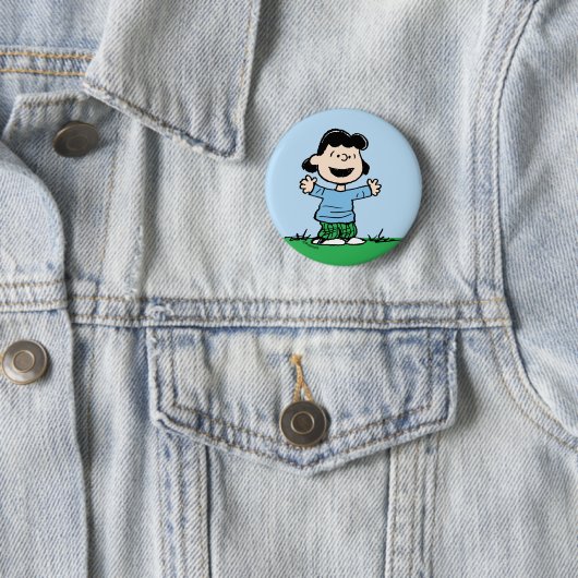 Badge Rond 5 Cm Lucy Avec Bras Large (En situation)