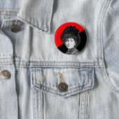Badge Rond 5 Cm Lucy Parsons Anarcho-communiste (En situation)