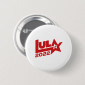 Badge Rond 5 Cm Lula 2022 13 PT Presidente Brasil (Devant & derrière)
