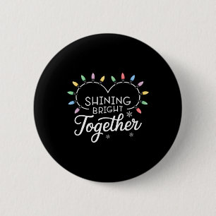 Badge Rond 5 Cm Lumière brillante Ensemble Lumières de vacances Co