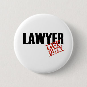 BADGE ROND 5 CM LUMIÈRE QUI N'EST PAS DE SERVICE D'AVOCAT
