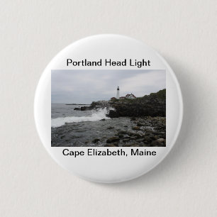 Badge Rond 5 Cm Lumière tête Portland