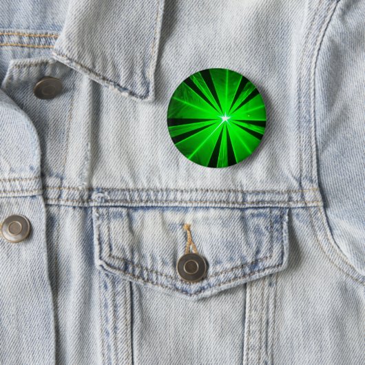Badge Rond 5 Cm Lumières lasers - (En situation)