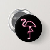 Badge Rond 5 Cm Luminosité Flamant rose (Devant & derrière)