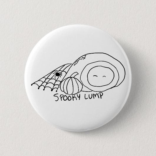 Badge Rond 5 Cm Lump éffrayant (Devant)