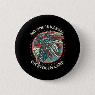 Badge Rond 5 Cm L'Un Est Illégal Pour La Manifestation Anti-Trump 
