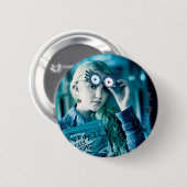 Badge Rond 5 Cm Luna Lovegood (Devant & derrière)