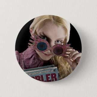 Badge Rond 5 Cm Luna Lovegood Surplombe Les Lunettes