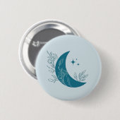 Badge Rond 5 Cm Lune (Devant & derrière)