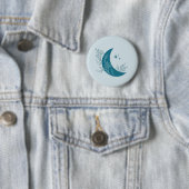 Badge Rond 5 Cm Lune (En situation)