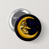 Badge Rond 5 Cm Lune (Devant & derrière)