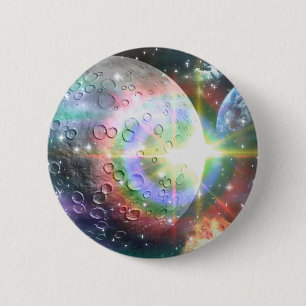 Badge Rond 5 Cm lune arc